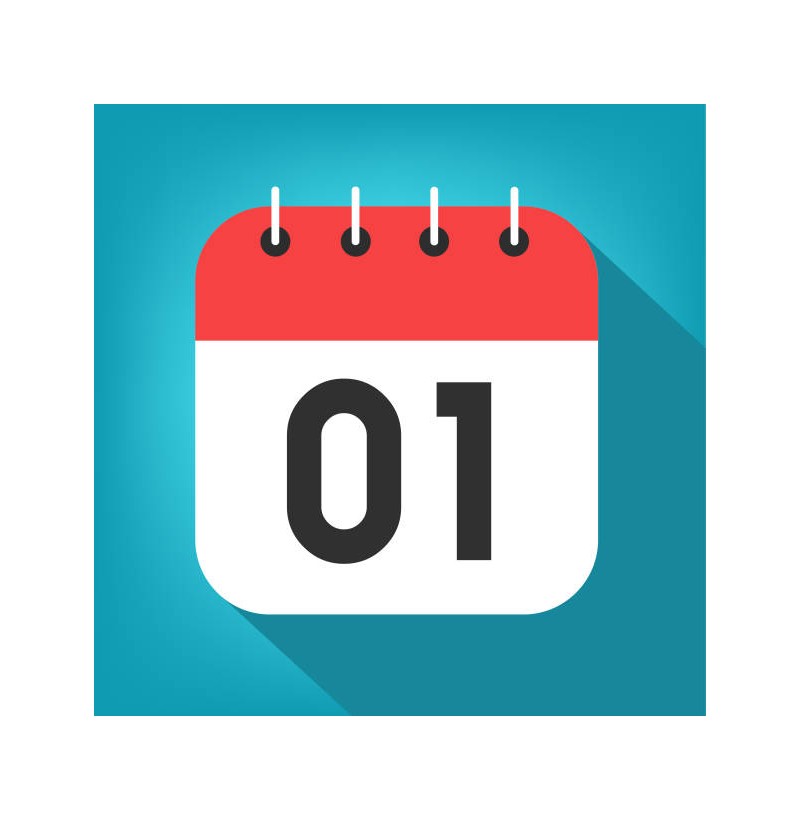 Calendario con faldilla test subida